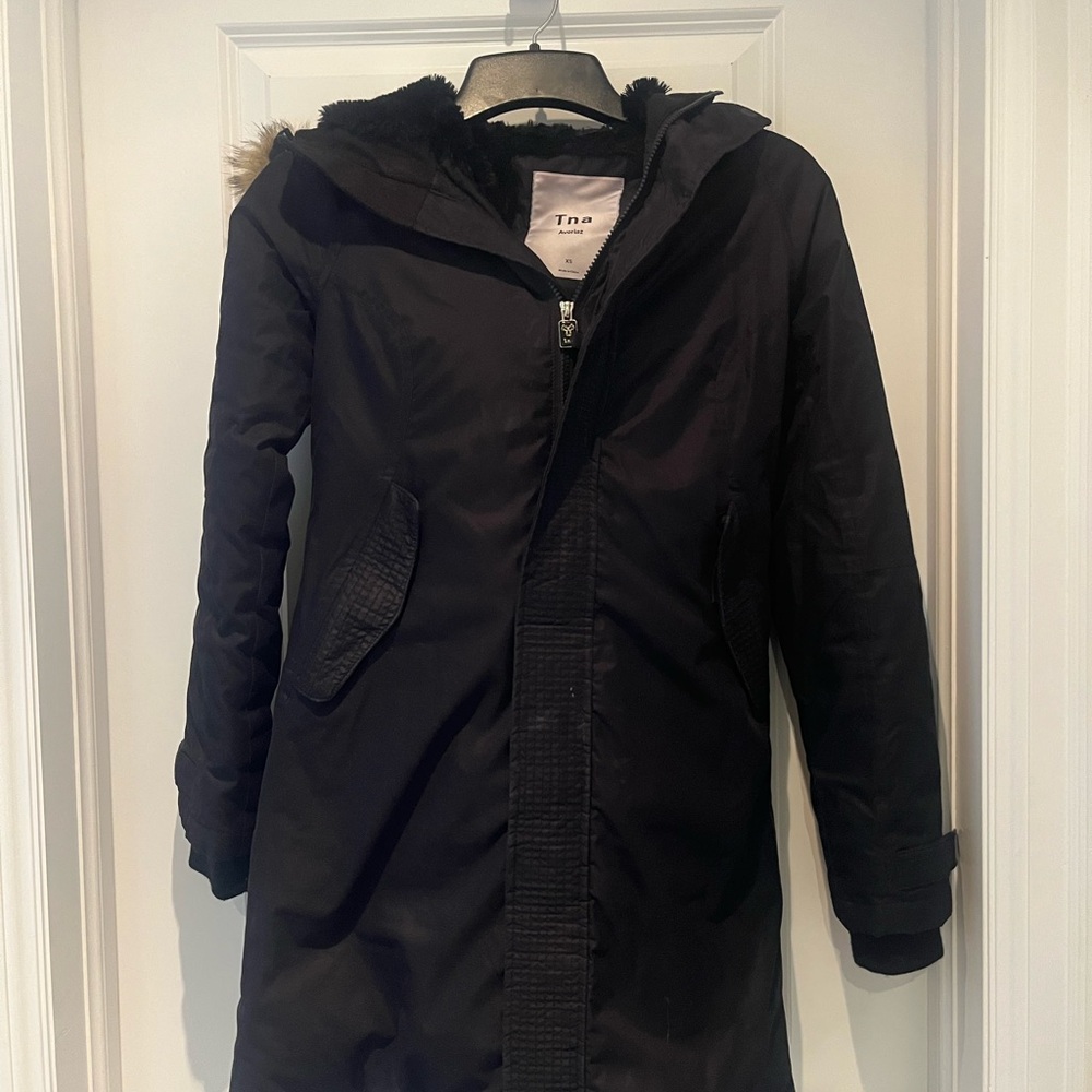 TNA Avoriaz Black Fleece Jacket